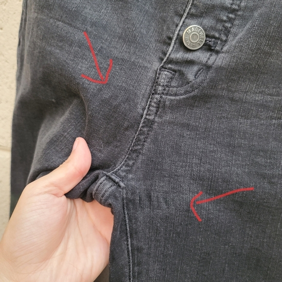 Madewell | Cali Demi-Boot Jeans in Bellspring Wash: Button-Front Edition Size 23 - Picture 5 of 13